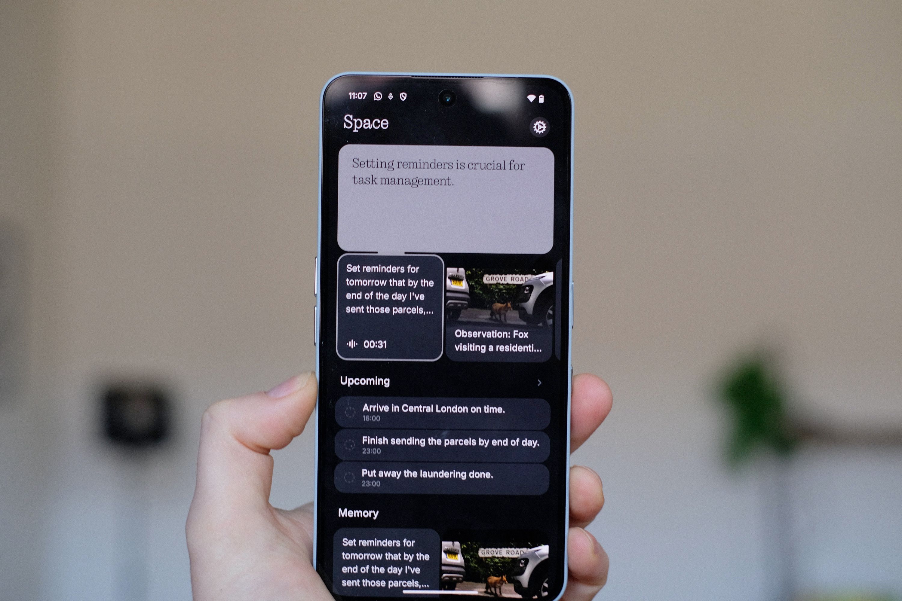 Essential Space