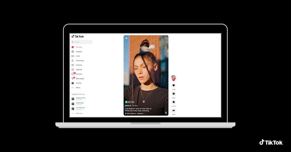 TikTok Desktop Update