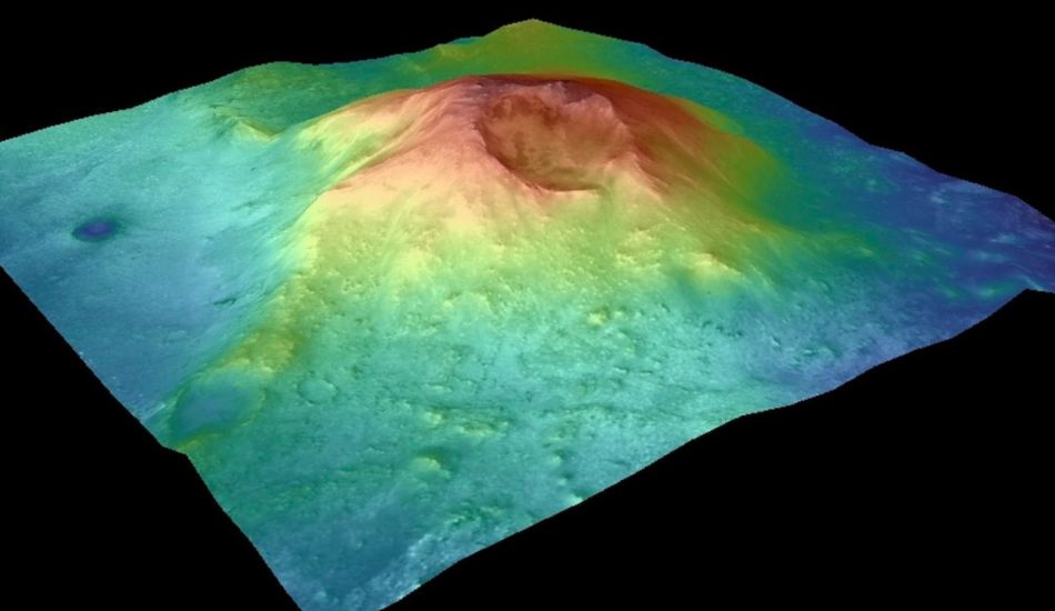 Possible Volcan Martien Découvert près du Cratère Jezero